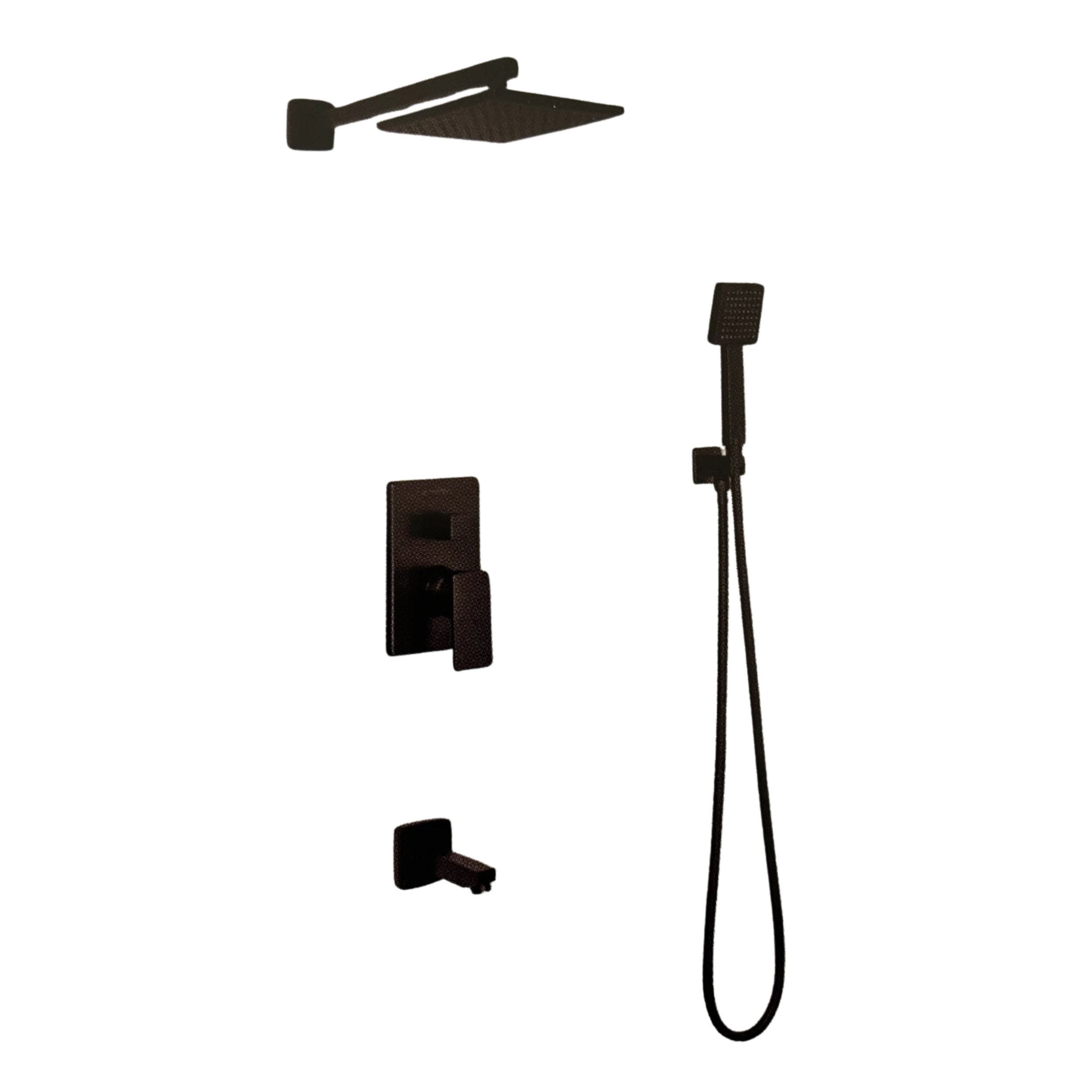 03- SİYAH KAPLAMA ŞEMSİYE DUŞ SETİ